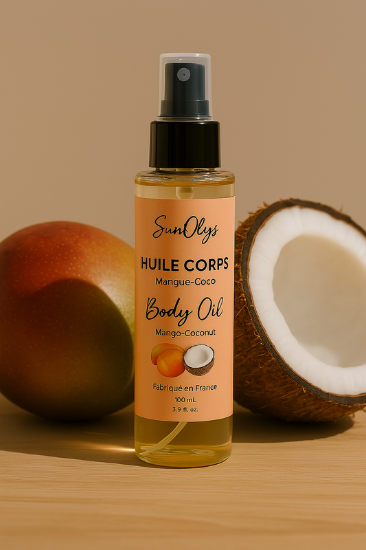 Huile corps Mangue-Coco