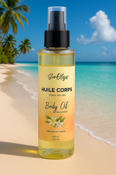 Huile Corps Monoï – Évasion sensorielle & peau sublimée